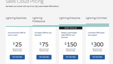 Salesforce CRM Pricing: Unveiling Costs, Features, And Comparisons